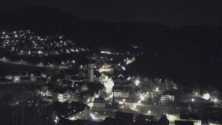 Dieses Bild zeigt eine Webcam-Aufnahme von Ottenhöfen, aufgenommen am Dienstag, den 07.04.2026 um 23:00 Uhr
