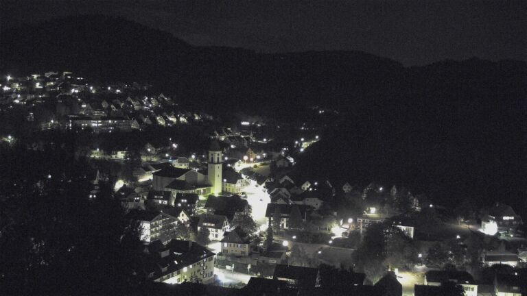 Dieses Bild zeigt eine Webcam-Aufnahme von Ottenhöfen, aufgenommen am Samstag, den 03.10.2026 um 20:20 Uhr