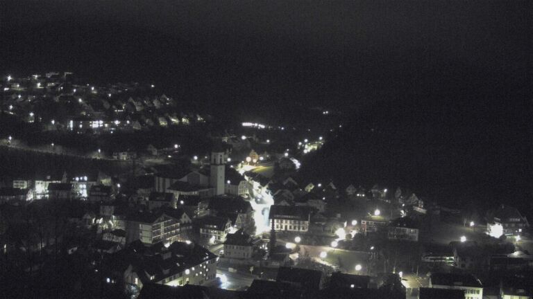 Dieses Bild zeigt eine Webcam-Aufnahme von Ottenhöfen, aufgenommen am Mittwoch, den 25.03.2026 um 23:30 Uhr