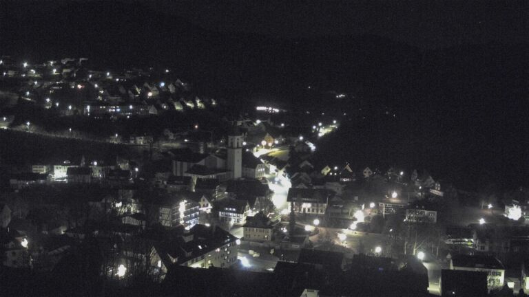 Dieses Bild zeigt eine Webcam-Aufnahme von Ottenhöfen, aufgenommen am Donnerstag, den 18.12.2025 um 00:30 Uhr