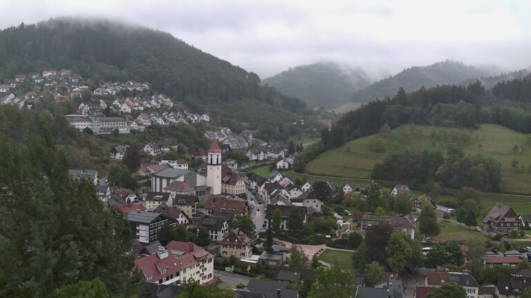 Dieses Bild zeigt eine Webcam-Aufnahme von Ottenhöfen, aufgenommen am Mittwoch, den 16.09.2026 um 12:40 Uhr