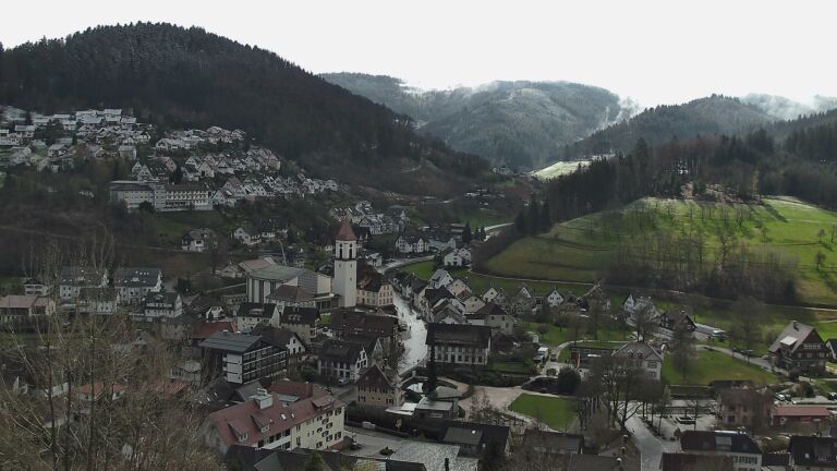 Dieses Bild zeigt eine Webcam-Aufnahme von Ottenhöfen, aufgenommen am Donnerstag, den 26.03.2026 um 11:40 Uhr