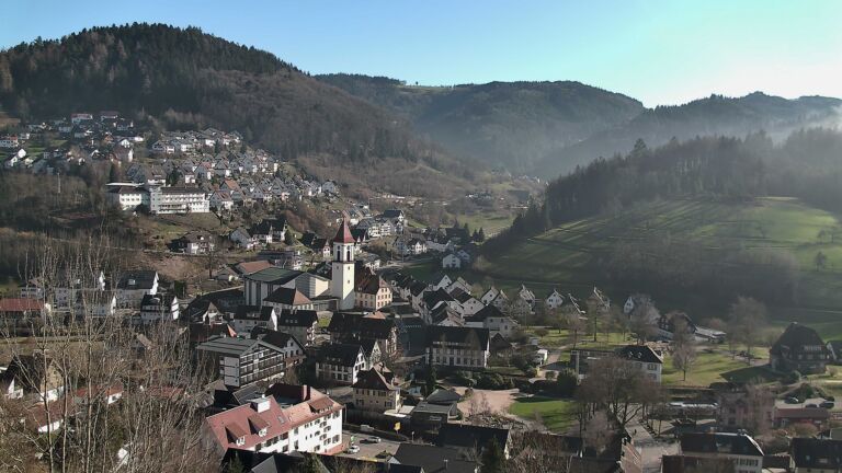 Dieses Bild zeigt eine Webcam-Aufnahme von Ottenhöfen, aufgenommen am Mittwoch, den 25.02.2026 um 15:20 Uhr