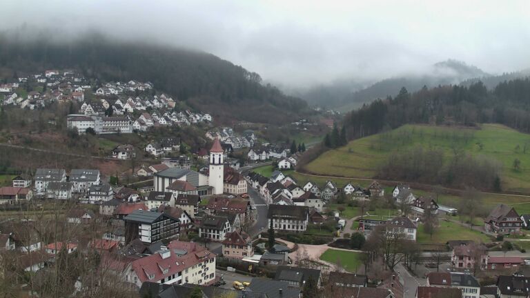 Dieses Bild zeigt eine Webcam-Aufnahme von Ottenhöfen, aufgenommen am Sonntag, den 15.03.2026 um 07:00 Uhr