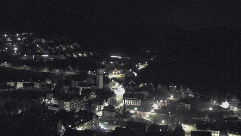 Dieses Bild zeigt eine Webcam-Aufnahme von Ottenhöfen, aufgenommen am Freitag, den 27.03.2026 um 03:30 Uhr