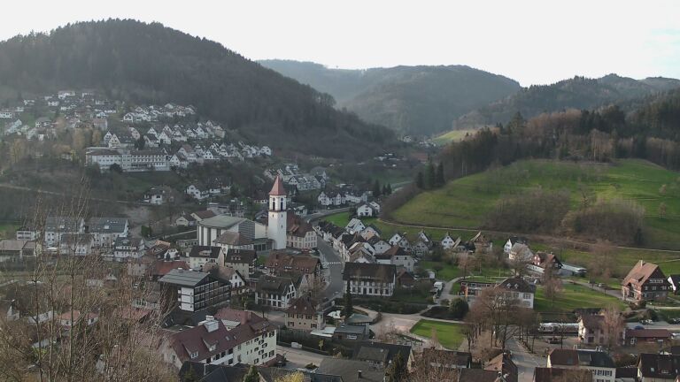 Dieses Bild zeigt eine Webcam-Aufnahme von Ottenhöfen, aufgenommen am Samstag, den 21.03.2026 um 07:50 Uhr