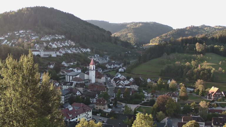 Dieses Bild zeigt eine Webcam-Aufnahme von Ottenhöfen, aufgenommen am Mittwoch, den 23.09.2026 um 08:20 Uhr