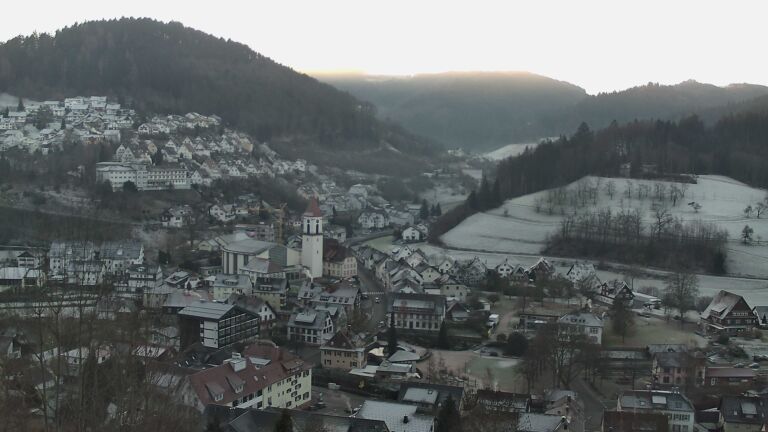 Dieses Bild zeigt eine Webcam-Aufnahme von Ottenhöfen, aufgenommen am Montag, den 29.12.2025 um 09:00 Uhr