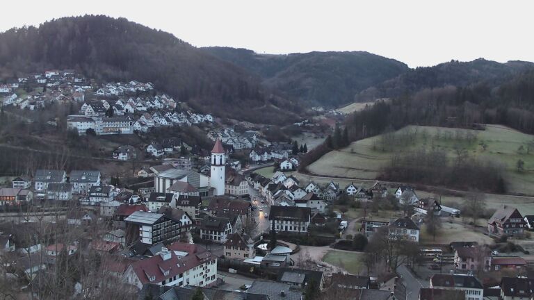 Dieses Bild zeigt eine Webcam-Aufnahme von Ottenhöfen, aufgenommen am Mittwoch, den 04.02.2026 um 07:40 Uhr