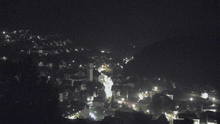 Dieses Bild zeigt eine Webcam-Aufnahme von Ottenhöfen, aufgenommen am Freitag, den 12.06.2026 um 01:30 Uhr