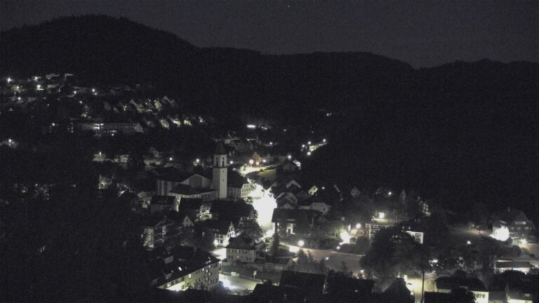 Dieses Bild zeigt eine Webcam-Aufnahme von Ottenhöfen, aufgenommen am Samstag, den 11.07.2026 um 04:00 Uhr