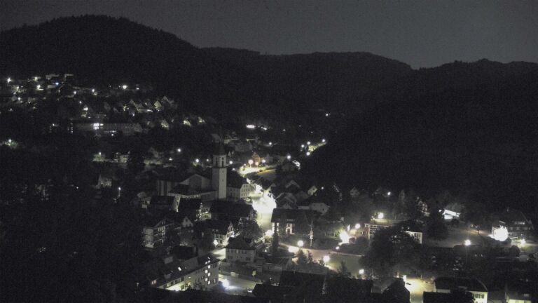 Dieses Bild zeigt eine Webcam-Aufnahme von Ottenhöfen, aufgenommen am Donnerstag, den 28.05.2026 um 00:30 Uhr