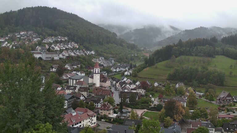Dieses Bild zeigt eine Webcam-Aufnahme von Ottenhöfen, aufgenommen am Mittwoch, den 21.10.2026 um 12:20 Uhr