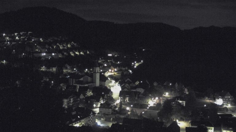 Dieses Bild zeigt eine Webcam-Aufnahme von Ottenhöfen, aufgenommen am Donnerstag, den 24.09.2026 um 03:30 Uhr