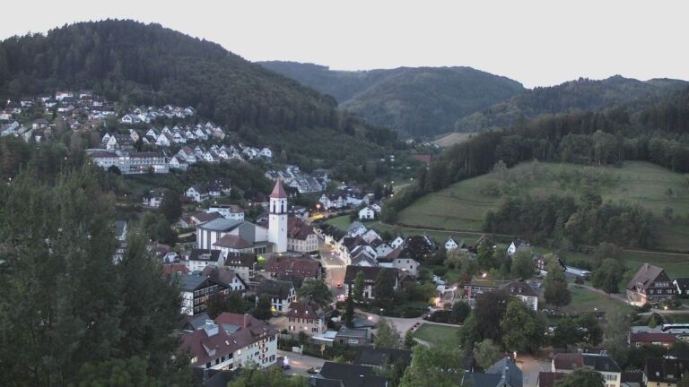 Dieses Bild zeigt eine Webcam-Aufnahme von Ottenhöfen, aufgenommen am Donnerstag, den 17.09.2026 um 06:40 Uhr
