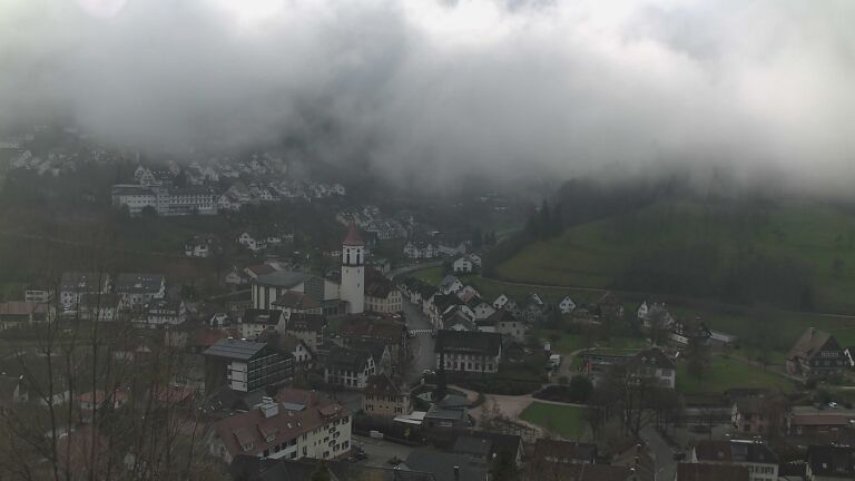 Dieses Bild zeigt eine Webcam-Aufnahme von Ottenhöfen, aufgenommen am Sonntag, den 29.03.2026 um 09:50 Uhr