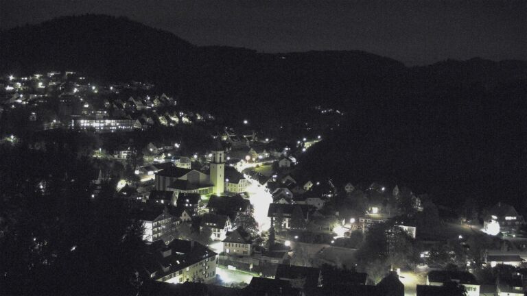 Dieses Bild zeigt eine Webcam-Aufnahme von Ottenhöfen, aufgenommen am Mittwoch, den 14.10.2026 um 20:00 Uhr