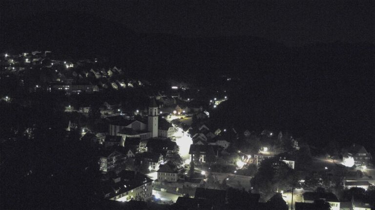 Dieses Bild zeigt eine Webcam-Aufnahme von Ottenhöfen, aufgenommen am Dienstag, den 11.08.2026 um 04:00 Uhr