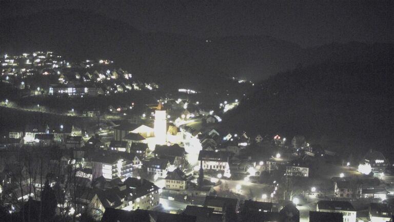 Dieses Bild zeigt eine Webcam-Aufnahme von Ottenhöfen, aufgenommen am Freitag, den 26.12.2025 um 20:30 Uhr