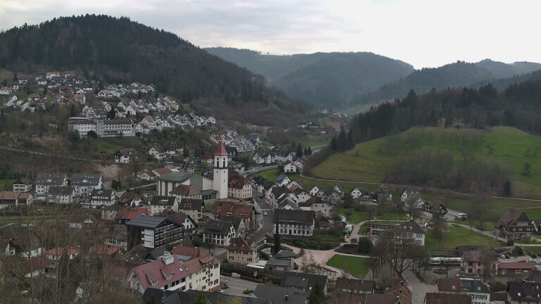 Dieses Bild zeigt eine Webcam-Aufnahme von Ottenhöfen, aufgenommen am Montag, den 23.03.2026 um 12:20 Uhr