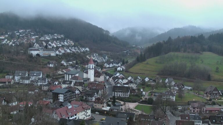 Dieses Bild zeigt eine Webcam-Aufnahme von Ottenhöfen, aufgenommen am Sonntag, den 15.03.2026 um 06:40 Uhr