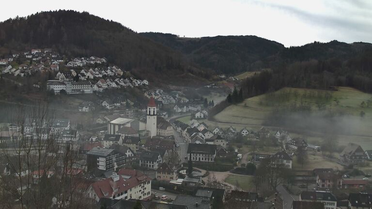 Dieses Bild zeigt eine Webcam-Aufnahme von Ottenhöfen, aufgenommen am Mittwoch, den 04.02.2026 um 10:00 Uhr