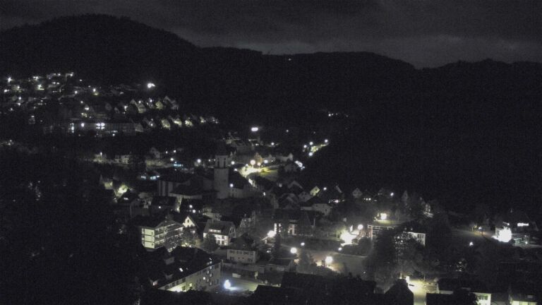 Dieses Bild zeigt eine Webcam-Aufnahme von Ottenhöfen, aufgenommen am Freitag, den 23.10.2026 um 23:30 Uhr