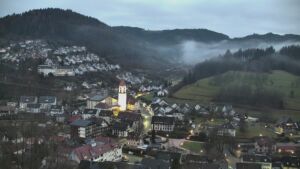 Dieses Bild zeigt eine Webcam-Aufnahme von Ottenhöfen, aufgenommen am Dienstag, den 24.02.2026 um 18:20 Uhr