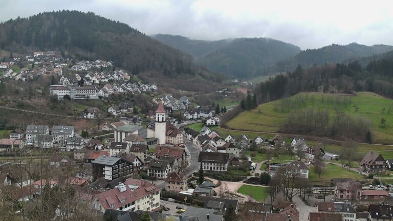 Dieses Bild zeigt eine Webcam-Aufnahme von Ottenhöfen, aufgenommen am Sonntag, den 15.03.2026 um 11:10 Uhr