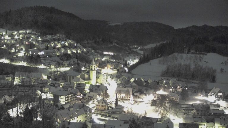 Dieses Bild zeigt eine Webcam-Aufnahme von Ottenhöfen, aufgenommen am Samstag, den 03.01.2026 um 05:30 Uhr