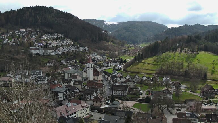 Dieses Bild zeigt eine Webcam-Aufnahme von Ottenhöfen, aufgenommen am Sonntag, den 29.03.2026 um 14:20 Uhr