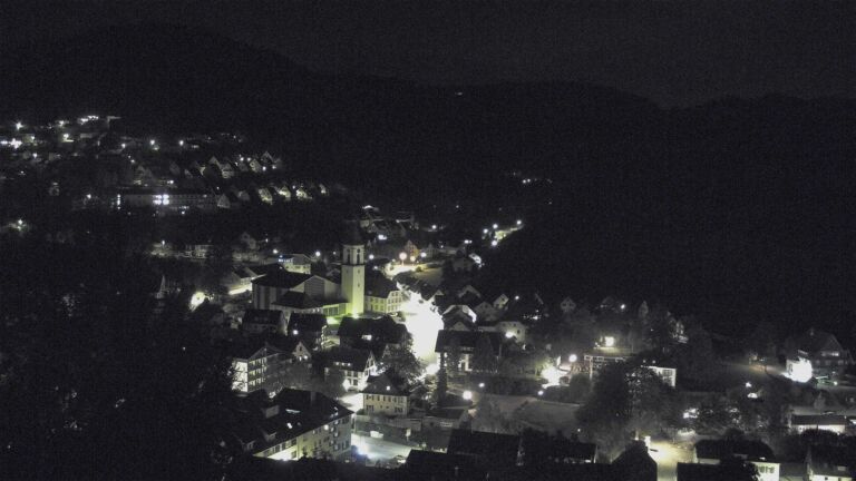Dieses Bild zeigt eine Webcam-Aufnahme von Ottenhöfen, aufgenommen am Montag, den 12.10.2026 um 06:00 Uhr
