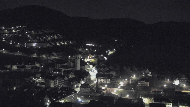 Dieses Bild zeigt eine Webcam-Aufnahme von Ottenhöfen, aufgenommen am Donnerstag, den 26.02.2026 um 03:00 Uhr