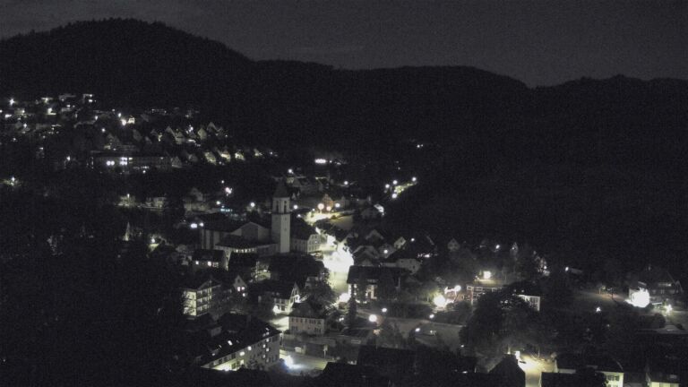 Dieses Bild zeigt eine Webcam-Aufnahme von Ottenhöfen, aufgenommen am Montag, den 31.08.2026 um 23:00 Uhr