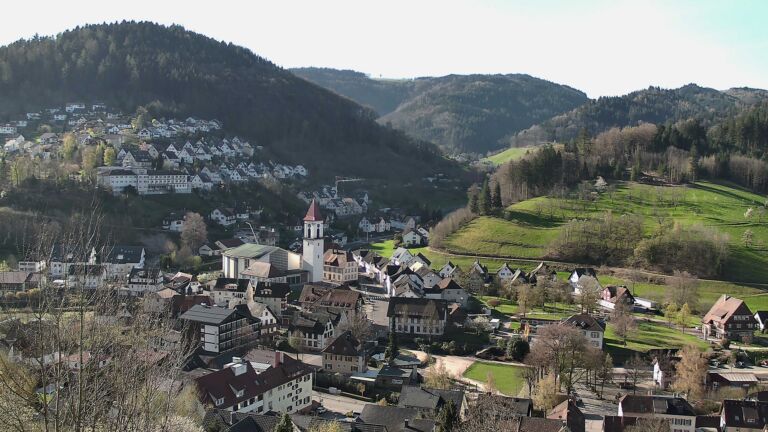 Dieses Bild zeigt eine Webcam-Aufnahme von Ottenhöfen, aufgenommen am Dienstag, den 07.04.2026 um 09:20 Uhr