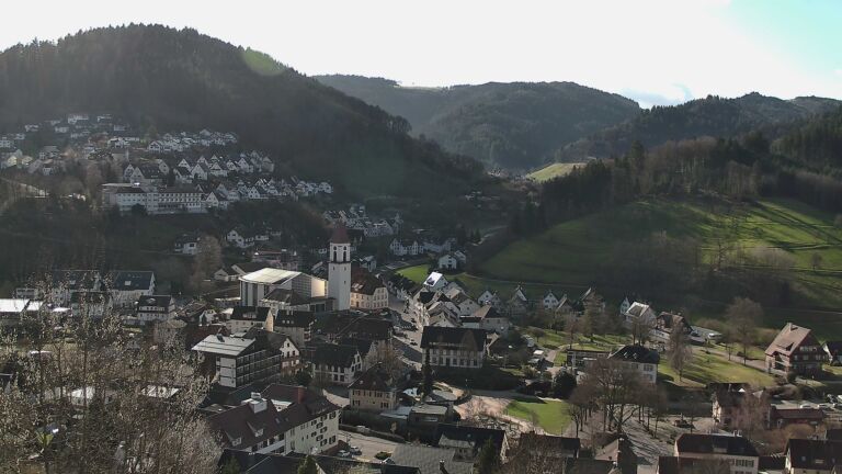 Dieses Bild zeigt eine Webcam-Aufnahme von Ottenhöfen, aufgenommen am Sonntag, den 01.03.2026 um 10:00 Uhr