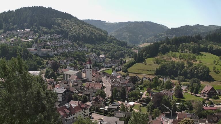 Dieses Bild zeigt eine Webcam-Aufnahme von Ottenhöfen, aufgenommen am Montag, den 22.06.2026 um 11:40 Uhr