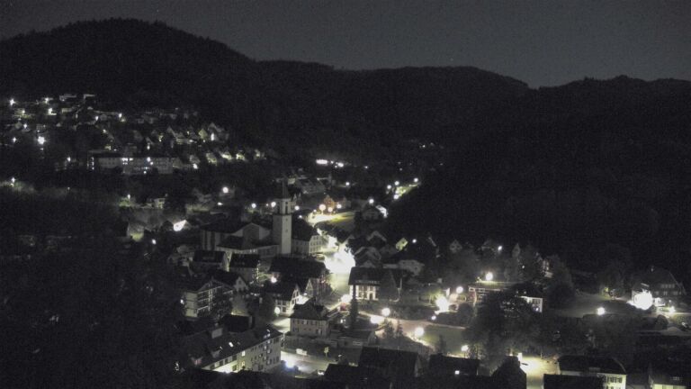 Dieses Bild zeigt eine Webcam-Aufnahme von Ottenhöfen, aufgenommen am Donnerstag, den 30.04.2026 um 03:00 Uhr