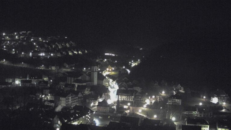 Dieses Bild zeigt eine Webcam-Aufnahme von Ottenhöfen, aufgenommen am Mittwoch, den 11.02.2026 um 00:30 Uhr