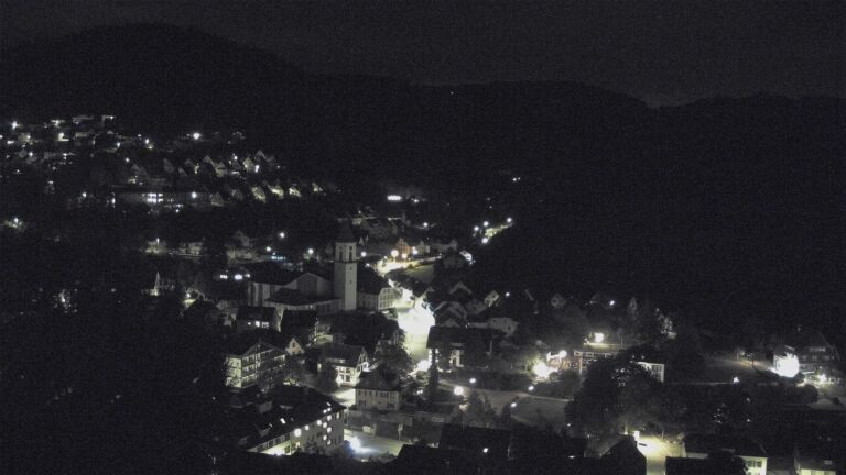 Dieses Bild zeigt eine Webcam-Aufnahme von Ottenhöfen, aufgenommen am Donnerstag, den 03.09.2026 um 23:30 Uhr