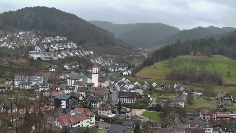 Dieses Bild zeigt eine Webcam-Aufnahme von Ottenhöfen, aufgenommen am Mittwoch, den 11.03.2026 um 17:40 Uhr