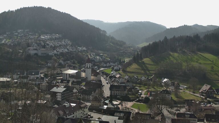 Dieses Bild zeigt eine Webcam-Aufnahme von Ottenhöfen, aufgenommen am Dienstag, den 10.03.2026 um 11:00 Uhr