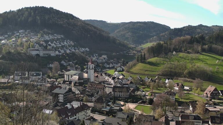 Dieses Bild zeigt eine Webcam-Aufnahme von Ottenhöfen, aufgenommen am Mittwoch, den 08.04.2026 um 09:50 Uhr