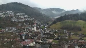 Dieses Bild zeigt eine Webcam-Aufnahme von Ottenhöfen, aufgenommen am Sonntag, den 15.02.2026 um 09:00 Uhr