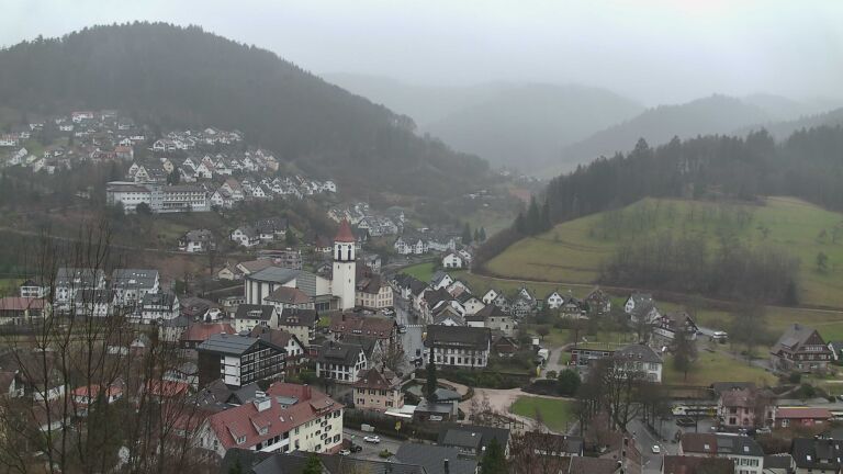 Dieses Bild zeigt eine Webcam-Aufnahme von Ottenhöfen, aufgenommen am Samstag, den 21.02.2026 um 11:20 Uhr