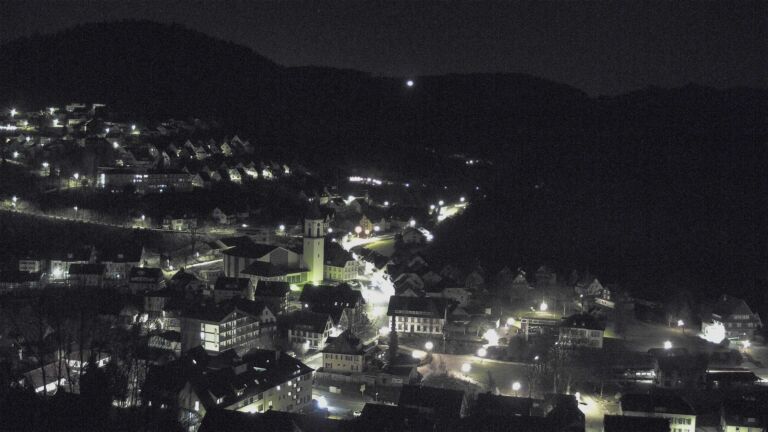 Dieses Bild zeigt eine Webcam-Aufnahme von Ottenhöfen, aufgenommen am Mittwoch, den 18.02.2026 um 05:30 Uhr