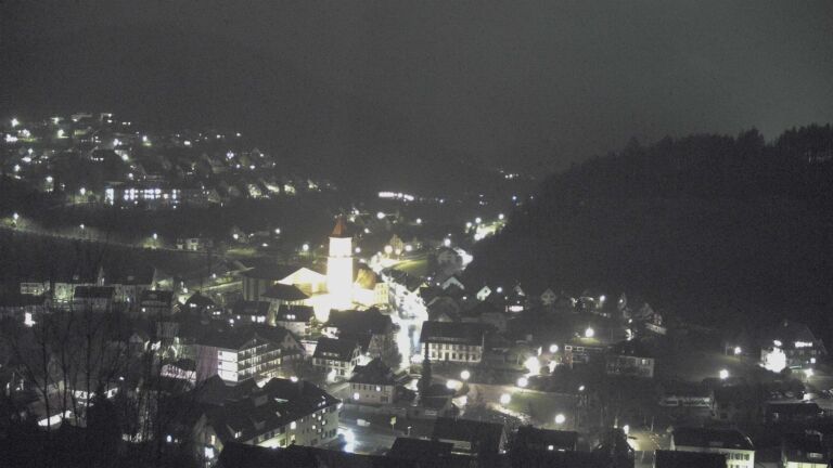 Dieses Bild zeigt eine Webcam-Aufnahme von Ottenhöfen, aufgenommen am Mittwoch, den 25.03.2026 um 20:10 Uhr