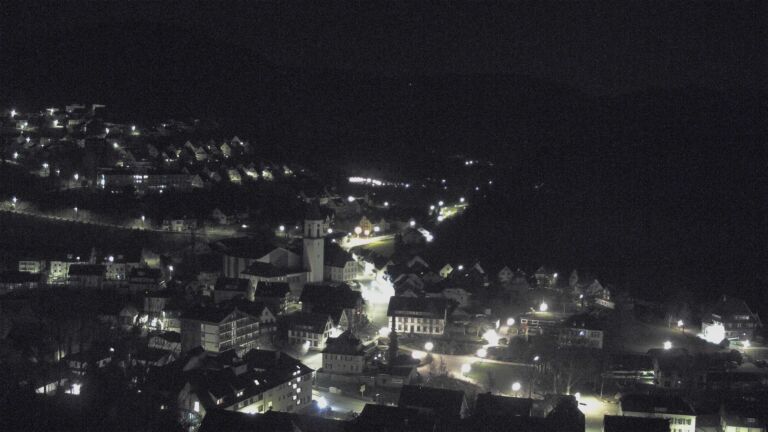 Dieses Bild zeigt eine Webcam-Aufnahme von Ottenhöfen, aufgenommen am Samstag, den 21.03.2026 um 01:00 Uhr