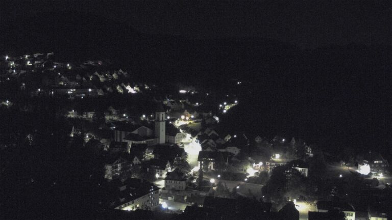 Dieses Bild zeigt eine Webcam-Aufnahme von Ottenhöfen, aufgenommen am Samstag, den 19.09.2026 um 02:30 Uhr
