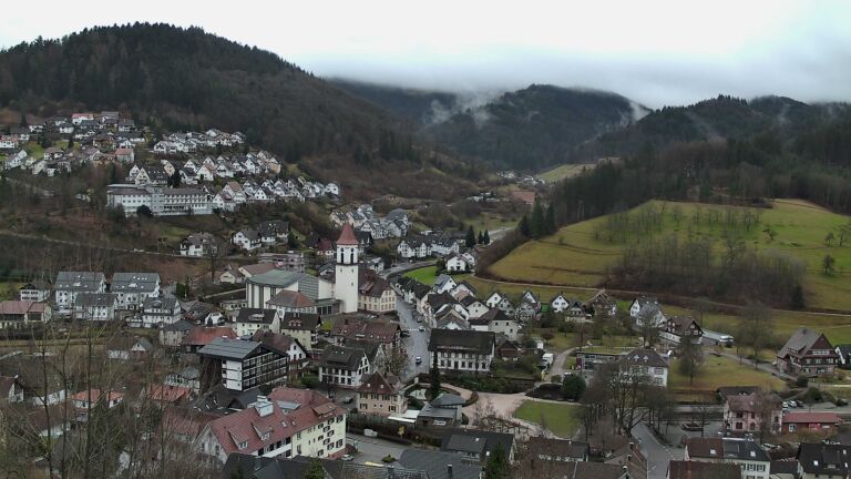 Dieses Bild zeigt eine Webcam-Aufnahme von Ottenhöfen, aufgenommen am Mittwoch, den 11.02.2026 um 11:00 Uhr